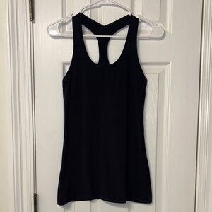 lululemon athletica Black Racerback Tank - Women's